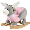 Dondolo Sterntaler asino Emmi Girl in grigio e rosa