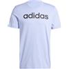 adidas T-Shirt da Uomo Essentials in Jersey Singolo con Logo Ricamato, XXL, Alta 7,6 cm (Taglie Forti)