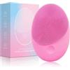 EIMINB Spazzola Pulizia Viso Silicone, Impermeabile,Silicone Extra Morbido per Smalto e Scrub Viso, Anti-età Impermeabile Detergente per il Viso,Ideale per tutti i tipi di pelle (Rosa)