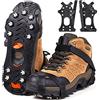 ZUXNZUX Ramponcini, Ramponi per Scarponi, Ramponi per Scarpe Alpinismo da Ghiaccio Neve Inverno Camp [304 Inossidabile]
