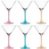LEONARDO HOME Brera 046982 - Set di 6 ciotole da cocktail lavabili in lavastoviglie, di alta qualità e moderno, bicchieri da cocktail alla moda e colorati per casa, feste, 230 ml
