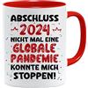 Jungle Mug Laurea 2024 tazza | Regalo per studenti | laurea | scuola reale | ragazzi e ragazze | divertente tazza da caffè per studenti e studenti | decorazione di laurea (rosso)