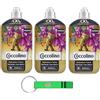 Beni Culinari 3 x Coccolino XXL Ammorbidente Concentrato Sandalo e Caprifoglio, ammorbidente concentrato, 76 lavaggi, 1750 ml + portachiavi Beni Culinari