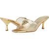GUESS Sandalo da donna con tacco Lusie, Oro 710, 41 EU