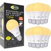 CLAR - Lampadina Crepuscolare da Esterno E27, 10W 3000ºK, Lampada per Illuminazione Esterna (Confezione da 10)