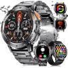 FOXBOX Orologio Smartwatch Uomo, 1.43 AMOLED Schermo Smart Watch con Torcia LED per Android iOS, IP68 Impermeabile, Chiamate Bluetooth, 24H Frequenza Cardiaca, 300+ Quadranti, 110+ Sports