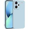 PanXCase Cover per Xiaomi Redmi Note 13 Pro Plus 5G / 13 Pro+ 5G - Custodia Silicone Sottile Morbida Leggera, Protezione Fotocamera Antiurto Antiscivolo Antigraffio Case (Azzurro)