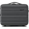 WITTCHEN Necessaire da viaggio Custodia per cosmetici Valigia da viaggio Bagaglio a mano Valigia cabina Valigia in ABS Borsa da toilette Rigido Comodo Line grigio scuro