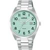 Lorus Orologio analogico al quarzo da uomo con bracciale in acciaio inossidabile, Argento - RH909RX9