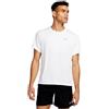 NIKE DV9315-100 M NK DF UV Miler SS T-Shirt Uomo White/Reflective Silv XL