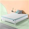 Zinus Materasso Ibrido con molle e Memory Foam, Certificato Oeko-Tex, 180x200x25cm