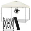 Laneetal Gazebo 3x3 Pieghevole Impermeabile, Pergolato da Giardino, Gazebo da Esterni, Protezione dal Sole, per Feste e Campeggio, Borsa per il Trasporto, Beige