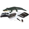 Amewi Croco il piccolo coccodrillo 370 mm 4 canali RC telecomandato RTR, verde