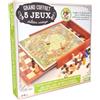 Cartamundi France Smir - Cofanetto Sapelly in legno - 5 giochi tradizionali vintage - Gioco dell'Oca - Piccoli cavalli - Scacchi - Backgammon - Ladies - Vassoi scorrevoli & reversibili