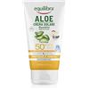 equilibra Solari, Aloe Crema Solare Bambini SPF 50+, Crema Solare Pelli Delicate a Base di Aloe Vera, Olio di Argan, Olio di Cocco, Burro di Karité e Vitamina E, Water Resistant, 150 ml