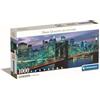 Clementoni Puzzle Collection Panorama - New York Brooklyn Bridge - 1000 Pezzi - Puzzle Adulti, Poster Incluso, Puzzle Città, Puzzle Panoramico, Divertimento Adulti, Made In Italy, 39867