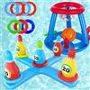 LAMOOER Piscina Gonfiabile Giocattoli Pallacanestro Bowling Cross Toss Set, Nuoto Beach Ball Toss Games Summer Party Fun Favors Water Battle Game per Bambini e Adulti