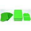 docsmagic.de Deck Box Full + 100 Double Mat Light Green Sleeves Standard - Porta Mazzo & Bustine Verde Chiaro - PKM MTG