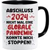 Jungle Mug Laurea 2024 tazza | Regalo per studenti | laurea | scuola reale | ragazzi e ragazze | divertente tazza da caffè per studenti e studenti | decorazione di laurea (nero)