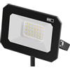 EMOS Faretto LED SIMPO 20 W, IP65, impermeabile, per ambienti umidi o esterni, super luminoso, 2000 lm, bianco neutro 4000 K, durata 25.000 ore, cavo di collegamento da 20 cm