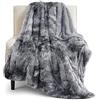 Bedsure Coperta ultra morbida, soffici coperte e copriletto, pelosa coperta in finta pelliccia Sherpa, per divano, letto, divano, calda, spessa, in pile peloso, per donne, uomini, 157 x 152 cm, 640
