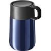 WMF Impulse Travel Mug, tazza termica in acciaio inox, 0,3 l, chiusura automatica, apertura a 360°, mantiene le bevande calde per 6 ore, fredde per 12 ore, blu, 1 pezzo (confezione da 1)
