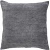 andiamo Emy - Cuscino decorativo con effetto velluto a coste, 40 x 40 cm, colore: grigio scuro