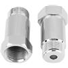 JNNJ 2 Pezzi Adattatore Del Sensore Dell'ossigeno, Adattatore Dell'estensore Del Sensore Di Ossigeno Di O2, Adattatore Distanziatore Del Sensore Ossigeno Di 45mm M18*1.5, Per I Sistemi Scarico Auto