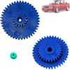 Twowinds - Pignone Contachilometri Quadro Strumenti VDO Compatibile con BMW E30 318i (1982-1993) - Ingranaggio Telaio della Strumentazione - Tachimetro (set di 3 pezzi)