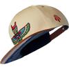 Cadency® Cappellino Snapback Uomo, Totem, Unisex, Misura Regolabile, Beige, Taglia Unica