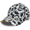 New Era Batman Berretto Bambino Ragazzo Ragazza Fumetto 9Forty Regolabile Cappello DC Supereroe Bianco Nero