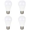 Akynite Lampadina E27 LED 12V 24V AC/DC 9W per Illuminazione Off-grid, Luce Calda 3000K, Lampadine a Bassa Tensione LED E27 12 Volt per Camper Fotovoltaico Solare Giardino, set di 4