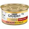 4883 Purina Gourmet Gold Dadini In Salsa Con Salmone E Pollo Per Gatti Lattina 85g 4883 4883