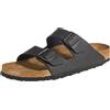 Birkenstock Arizona, Sandali Unisex Adulto, Nero (Schwarz), 42 (Stretto)