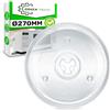 ONIX TECH Vetro Piatto Microonde Universale Ø27cm 3 Piedini Fissaggio sulla Base | Codice Originale 297544 per Gorenje 482000100016 per Whirlpool per Indesit - ONIX TECH