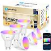Aigostar Lampadine LED Alexa GU10 SL2 Lampadina WIFI Smart 6.5W 555LM , Dimmerabile RGB & 2700K-6500K , Controllo App , 26 Simulazioni di scena , compatibile con Alexa/Google Home , 6 Unità.
