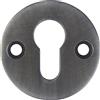 SCHÖSSWENDER 2900141 - Rosetta cilindrica PZ, Parma, ø 56 mm, altezza 3 mm, nero passivato,