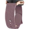 Vancle Cinturino per Amazfit GTS/GTS 2 / GTS 3 / GTS 4 Donna, Cinturini Inciso Fiore Braccialetto in Silicone Morbido per Amazfit GTS 4 Mini/GTS 2 Mini, 20mm Elegante Cinturino