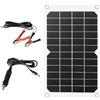 Jadeshay Pannello Solare 20W 12V Caricabatteria Solare Micro Pannelli Solari con Clip a Coccodrillo Fotovoltaico Portatile di Alimentazione per Auto,Energia Solare e Progetti di Scienza