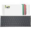 NewNet Keyboards - Tastiera Italiana Compatibile con Notebook ASUS Vivobook S200E-CT157H S200E-CT158H S200E-CT159H S200E-CT178H S200E-CT216H S200E-CT308H S200E-CT320H