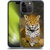 Head Case Designs Giaguaro Adulto Femmina Animali Famosi Custodia Cover dura per Parte Posteriore Compatibile con Apple iPhone 15 Pro Max