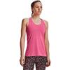 Under Armour HeatGear Armour Racer Tank T-Shirt, (640) Pink Punk/Metallic Silber, M Donna