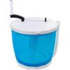Generic Mini Lavatrice 35x34cm Lavatrice Da Viaggio Compatta Non Richiede Elettricità Lavatrice Manuale Per Bambini, Viaggi, Camper, Campeggio Lavanderia(Blue)