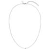 Purelei Bloomy - Collana impermeabile in acciaio inossidabile - Collana con perle di conchiglia - Gioielli alla moda per un look personalizzato - Collana di perle da donna (Argento)