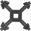 Yuecoom Chiave per Mandrino a Colonna, Chiave per Mandrino Professionale 4 in 1 Chiave per Mandrino Elettrico Multifunzionale Accessori per Utensili Elettrici per la Rimozione di Punte da