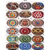 DEMMEX Paralume di ricambio in vetro mosaico per lampade turche marocchine - paralume ovale fatto a mano stile Tiffany colorato per tavolo, pavimento, soffitto, sospensione, lampadario e lampade a