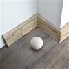 DQ-PP [DQ-PP] Battiscopa in PVC da 20 metri, 70 mm, in legno di quercia Husky, battiscopa in plastica PVC laminato