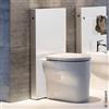 Geberit Monolith modulo sanitario A: 101 cm, per WC a pavimento, 131003SI5, Monolith bianco/alluminio spazzolato [Elementi ad Incasso > Elementi Incasso per WC]
