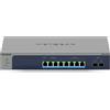 NETGEAR MS510TXUP switch di rete Gestito L2/L3/L4 10G Ethernet (100/1000/10000) Supporto Power over (PoE) Grigio, Blu [MS510TXUP]