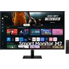 Samsung Smart Monitor M7 S32DM700UU PC 81,3 cm (32) 3840 x 2160 Pixel 4K Ultra HD LED Nero [LS32DM700UUXXU]